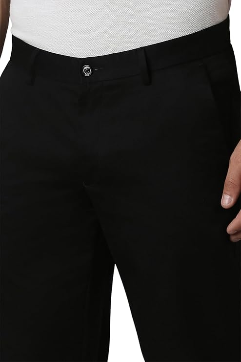 louis philippe men's slim fit mid rise solid premium cotton enhanced softness and breathability superior comfort trouser louis philippe men's slim fit mid rise solid premium cotton enhanced softness and breathability superior comfort trouser