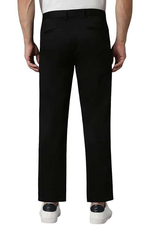louis philippe men's slim fit mid rise solid premium cotton enhanced softness and breathability superior comfort trouser louis philippe men's slim fit mid rise solid premium cotton enhanced softness and breathability superior comfort trouser