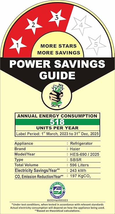 haier 596l 3star 2 door side by side frost free refrigerator|100% convertible|expert inverter|digital display panel|twist ice tray|deo fresh technology (hes 690ss, shiny silver) haier 596l 3star 2 door side by side frost free refrigerator|100% convertible|expert inverter|digital display panel|twist ice tray|deo fresh technology (hes 690ss, shiny silver)